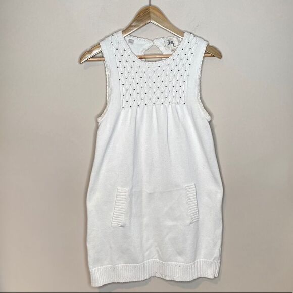Milly New York White Sleeveless Knit Tunic - Picture 1 of 6
